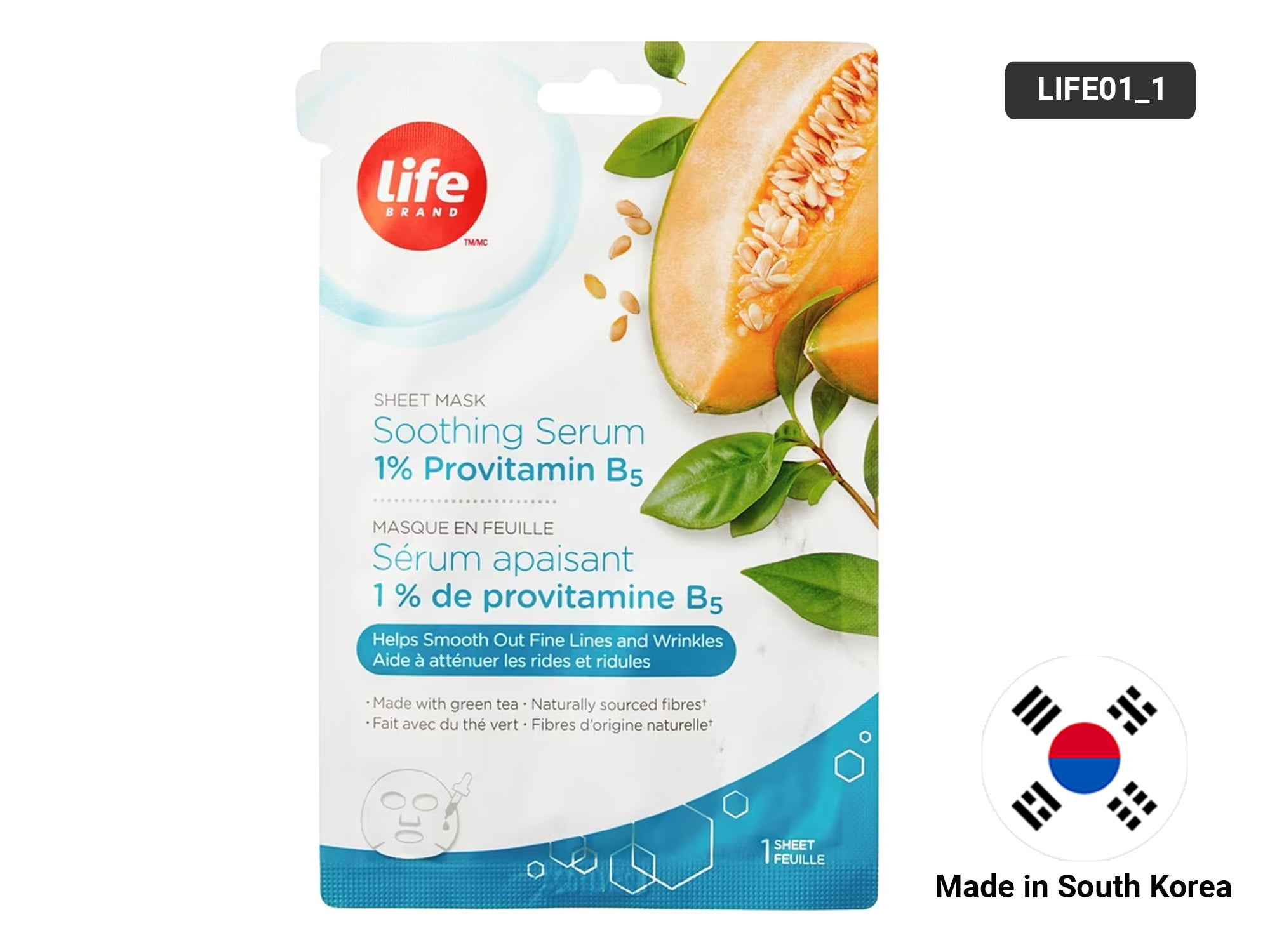 Life Brand Soothing Serum 1% Provitamin B5 Sheet Mask 1 Sheet in Sri Lanka